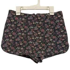 Urban Outfitters Kimchi Blue Floral Tapestry Pin Up High Waist Shorts Size 0